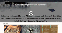 Desktop Screenshot of fahm-e-deen.com